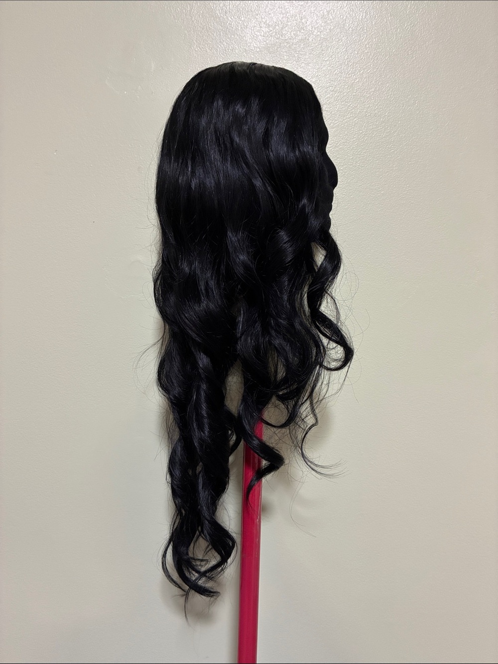 Black cut out synthetic wig 26-28”